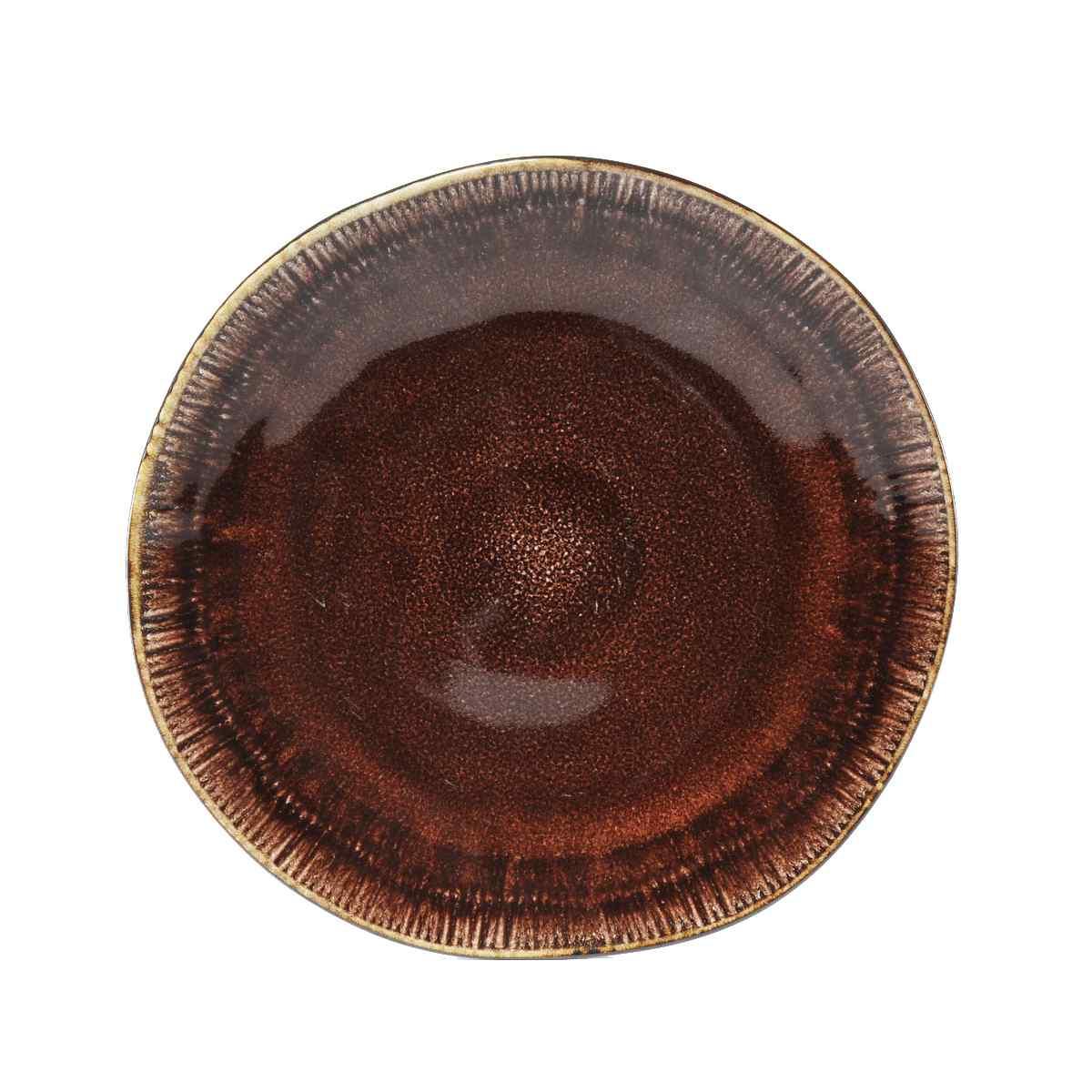 Piatti Servizio Tavola Set pz.18 Zen Marrone | Innova