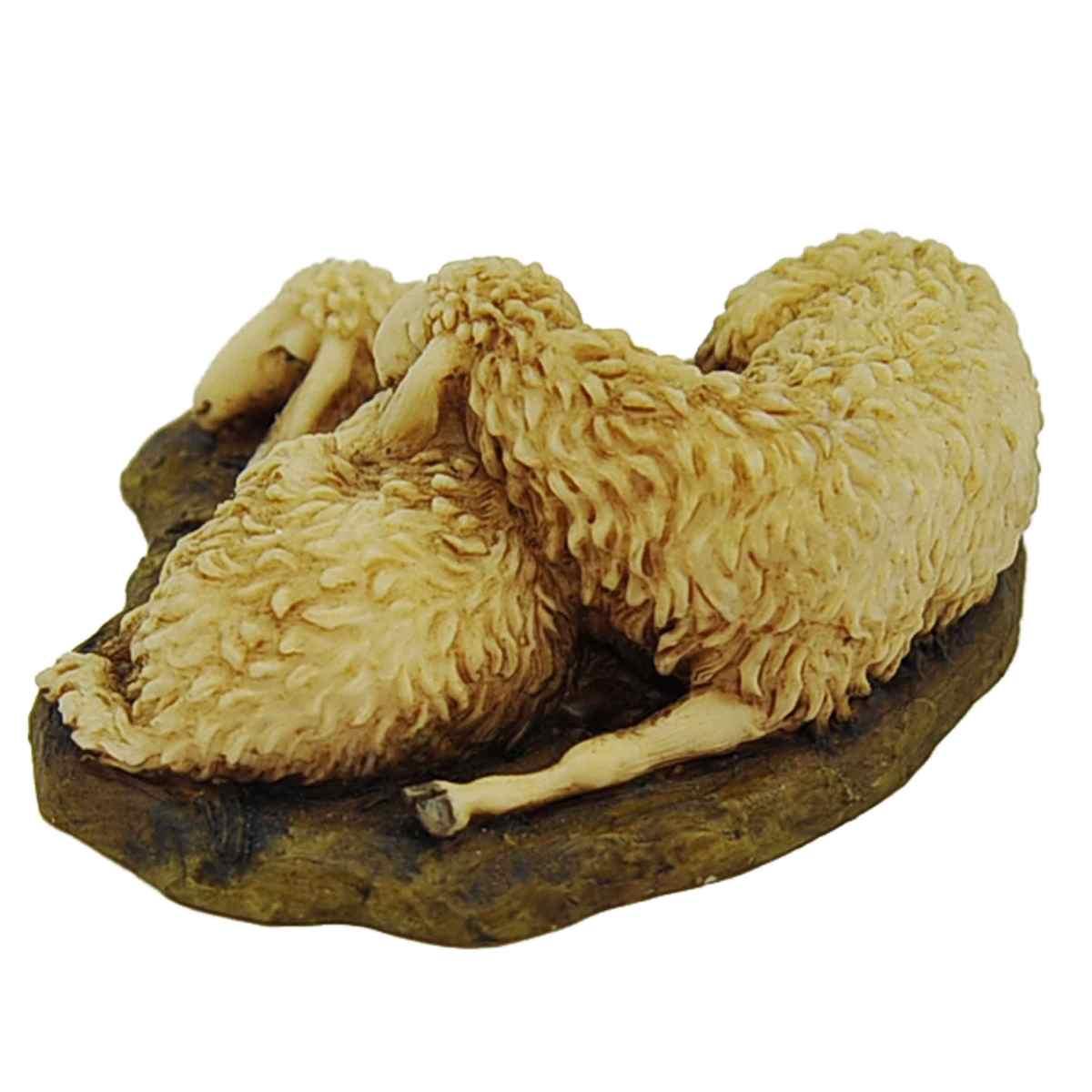 Statua cm.15 Pecore Sdraiate Collection | Moranduzzo