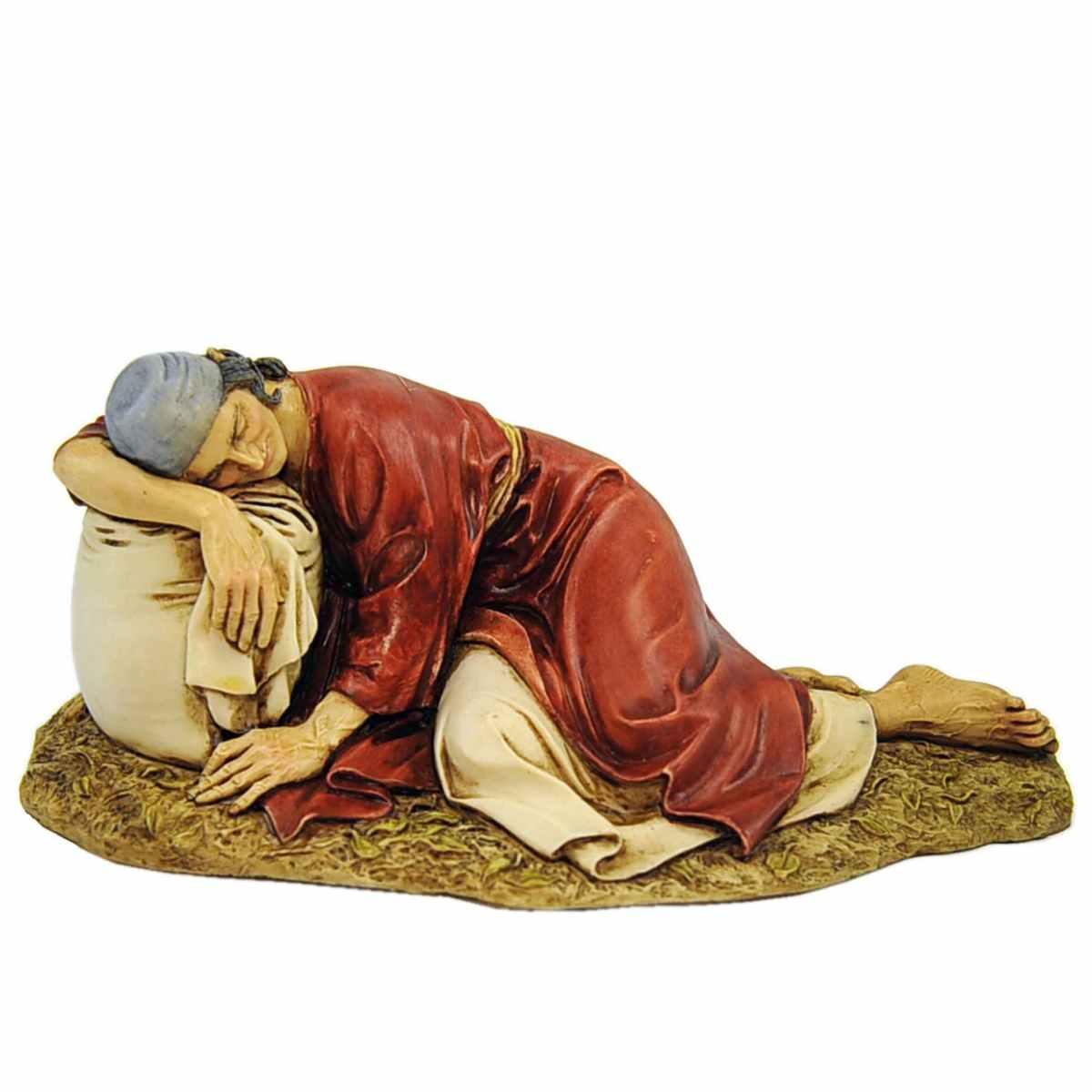 Statua cm.20 Benito il Dormiente Sdraiato a Terra Collection | Moranduzzo