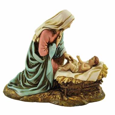 Statua cm.20 Madonna con Bambinello cm.17x9xH15,5 Colletion | Moranduzzo