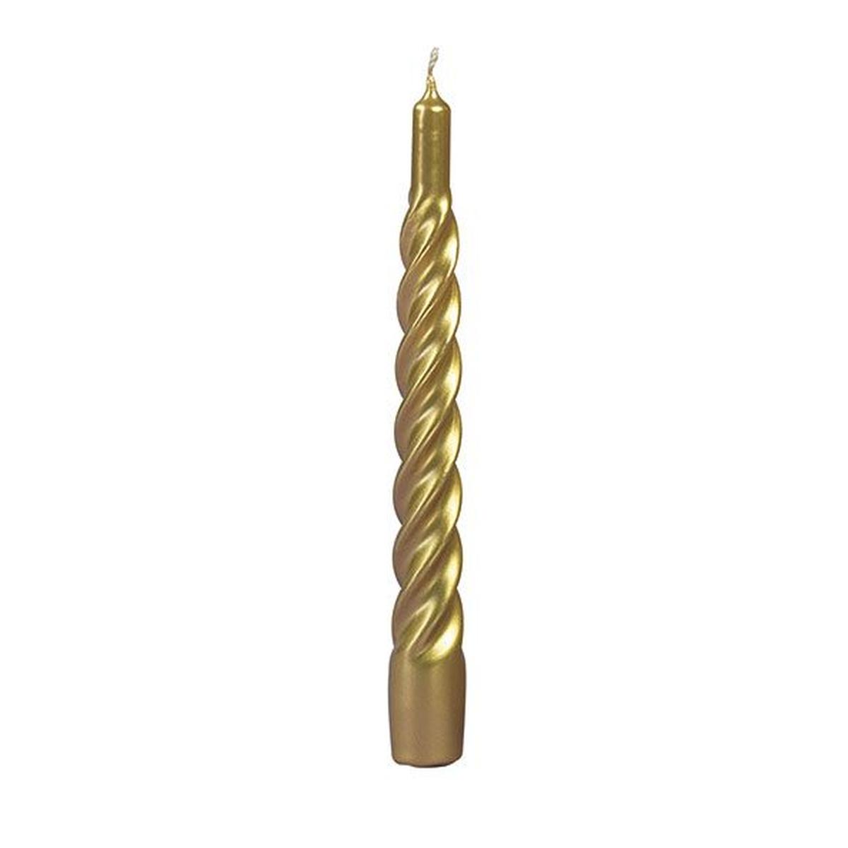 Candela cm.25 Tortiglione Oro p4 |M2 Store