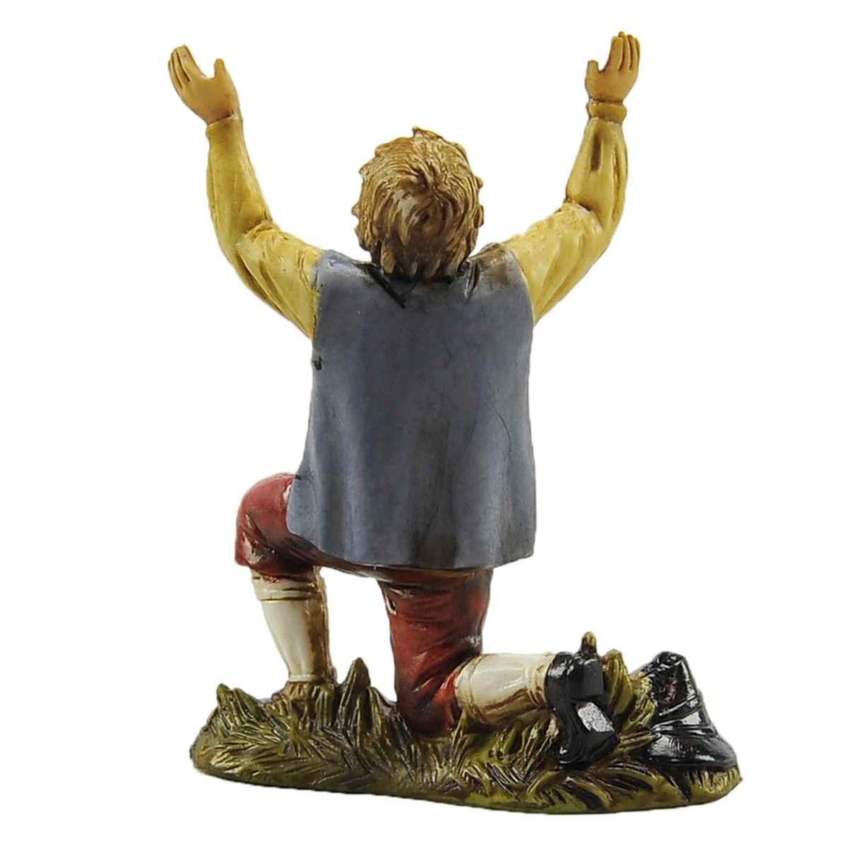Statua cm.10 Meravigliato Inginocchiato | Moranduzzo