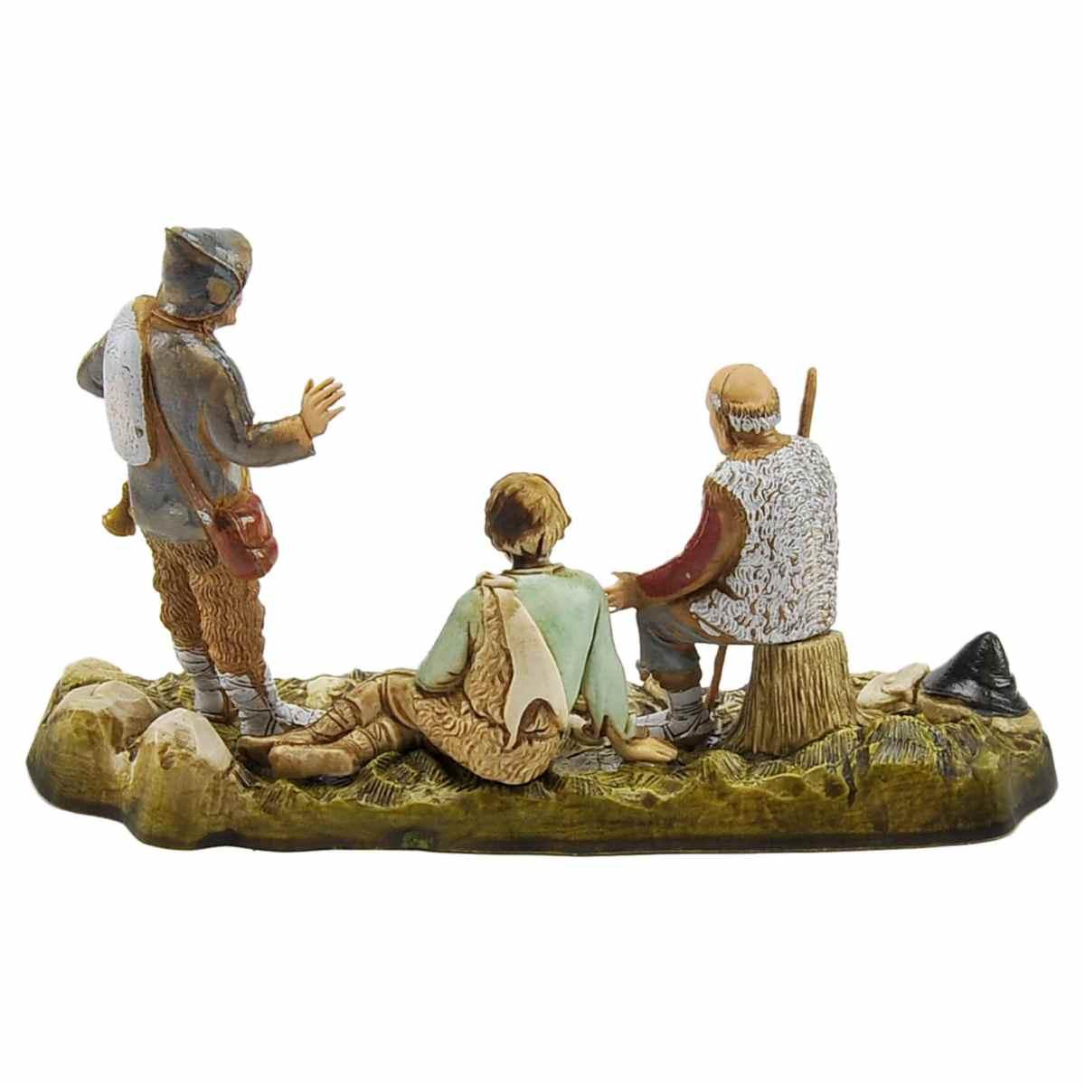 Statua cm.10 Pastori Intorno al Fuoco | Moranduzzo