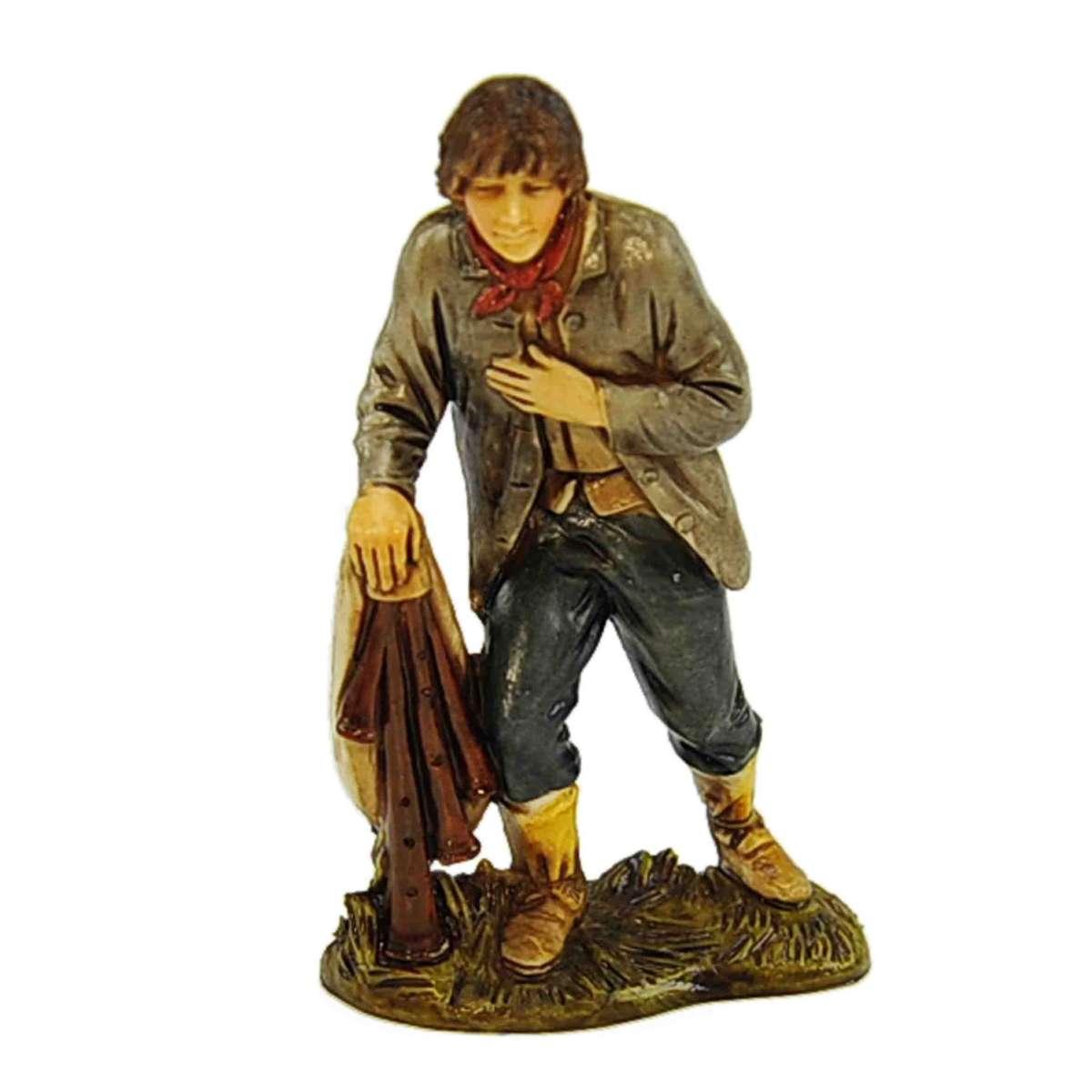 Statua cm.10 Zampognaro | Moranduzzo