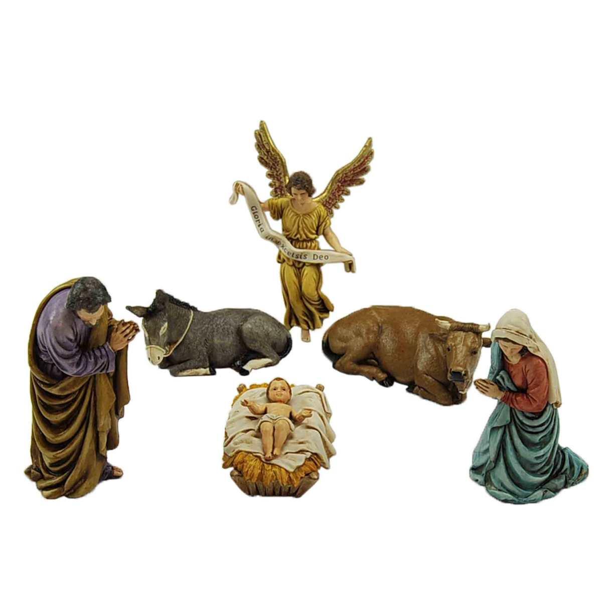 Statua presepe 13 cm natività gloria
