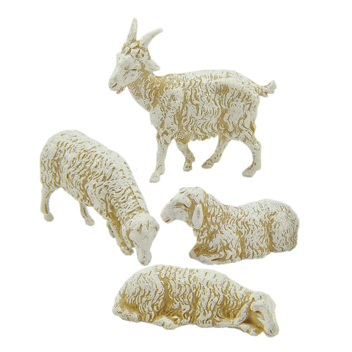 Animali Pecore Capra Cane Set pz.6 cm.10 Animali | Moranduzzo