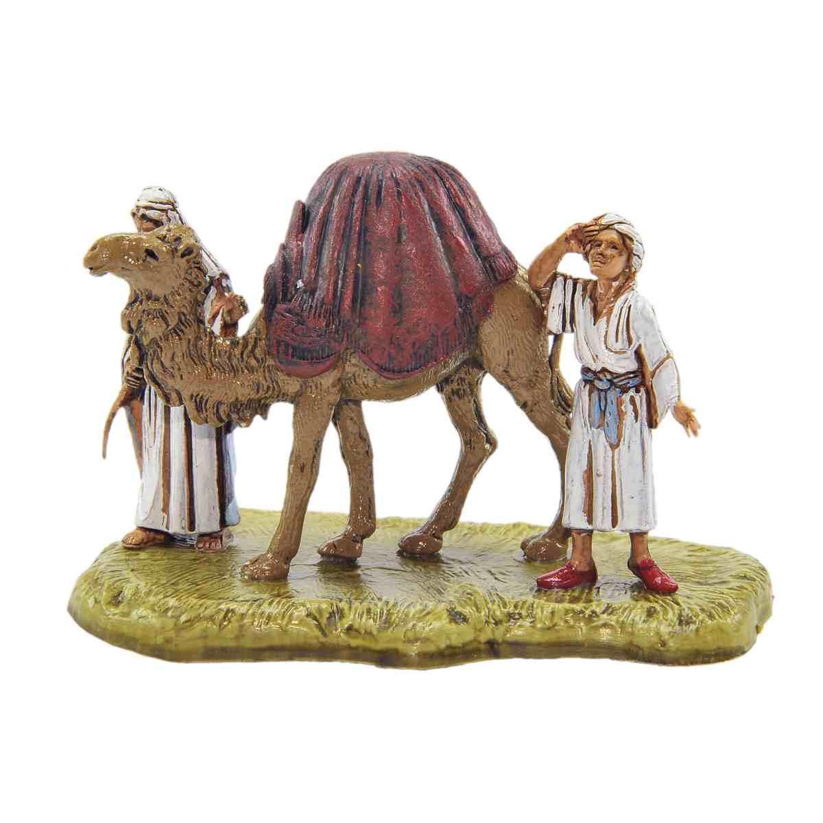 Statua cm.6 Cammellieri con un Cammello | Moranduzzo