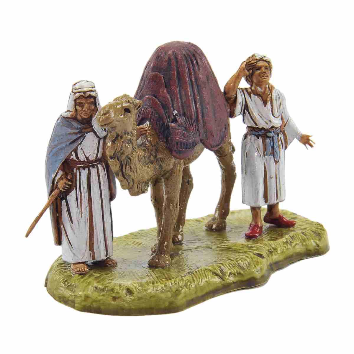 Statua cm.6 Cammellieri con un Cammello | Moranduzzo