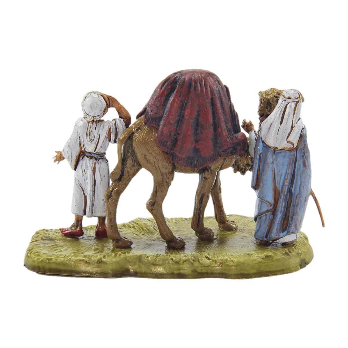 Statua cm.6 Cammellieri con un Cammello | Moranduzzo