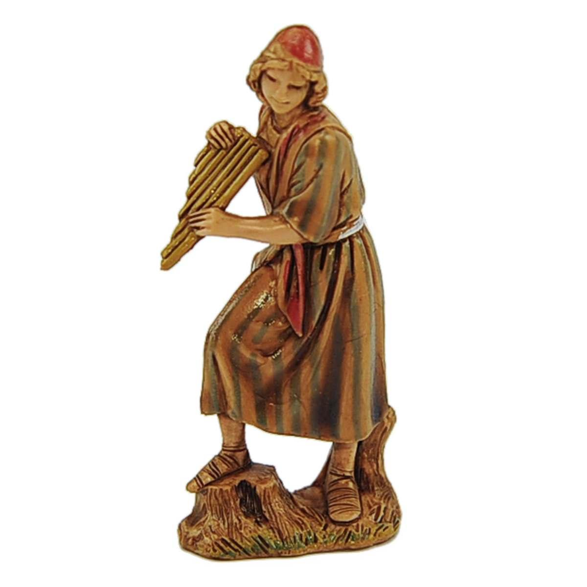 Statua cm.6,5 Musicante con Flauto | Moranduzzo