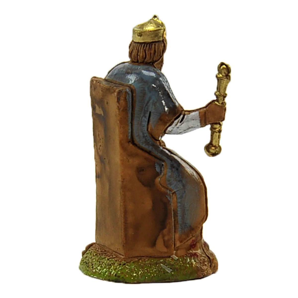 Statua cm.6 Re Erode Seduto | Moranduzzo