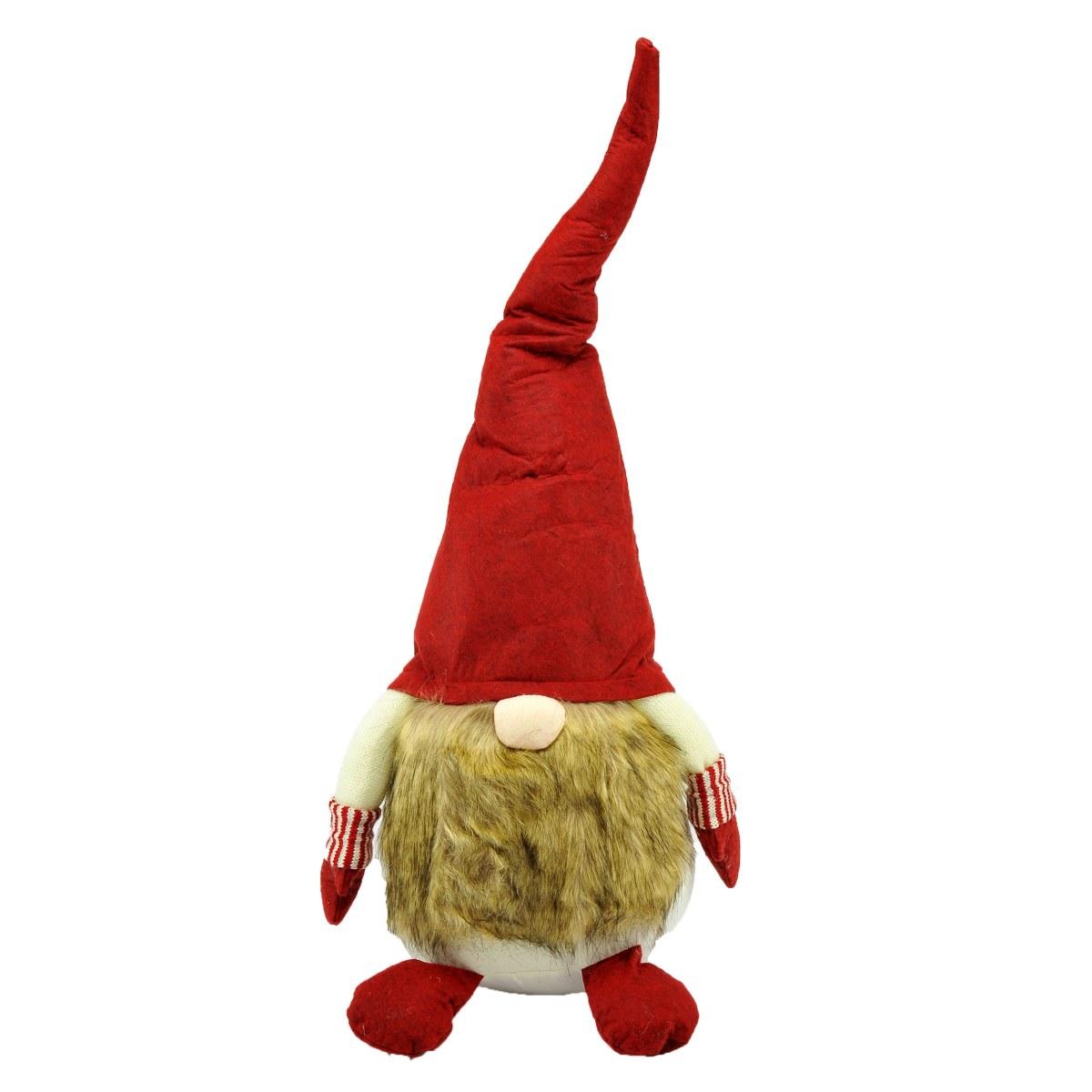 Gnomo Natalizio in Tessuto con Cappello Barba cm.85 |Moranduzzo