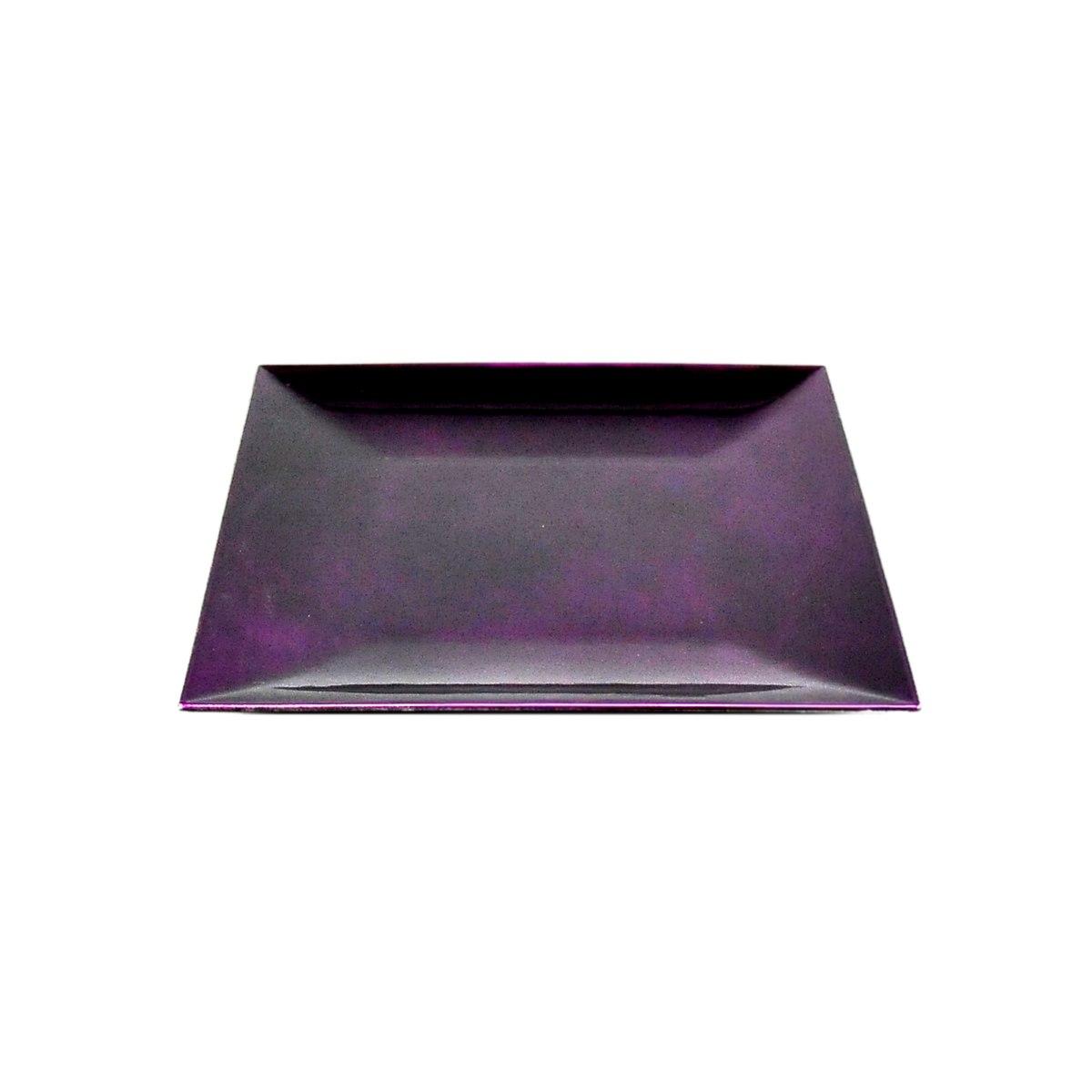 Piatto Tavola PVC Natale Viola 24x24 |Moranduzzo