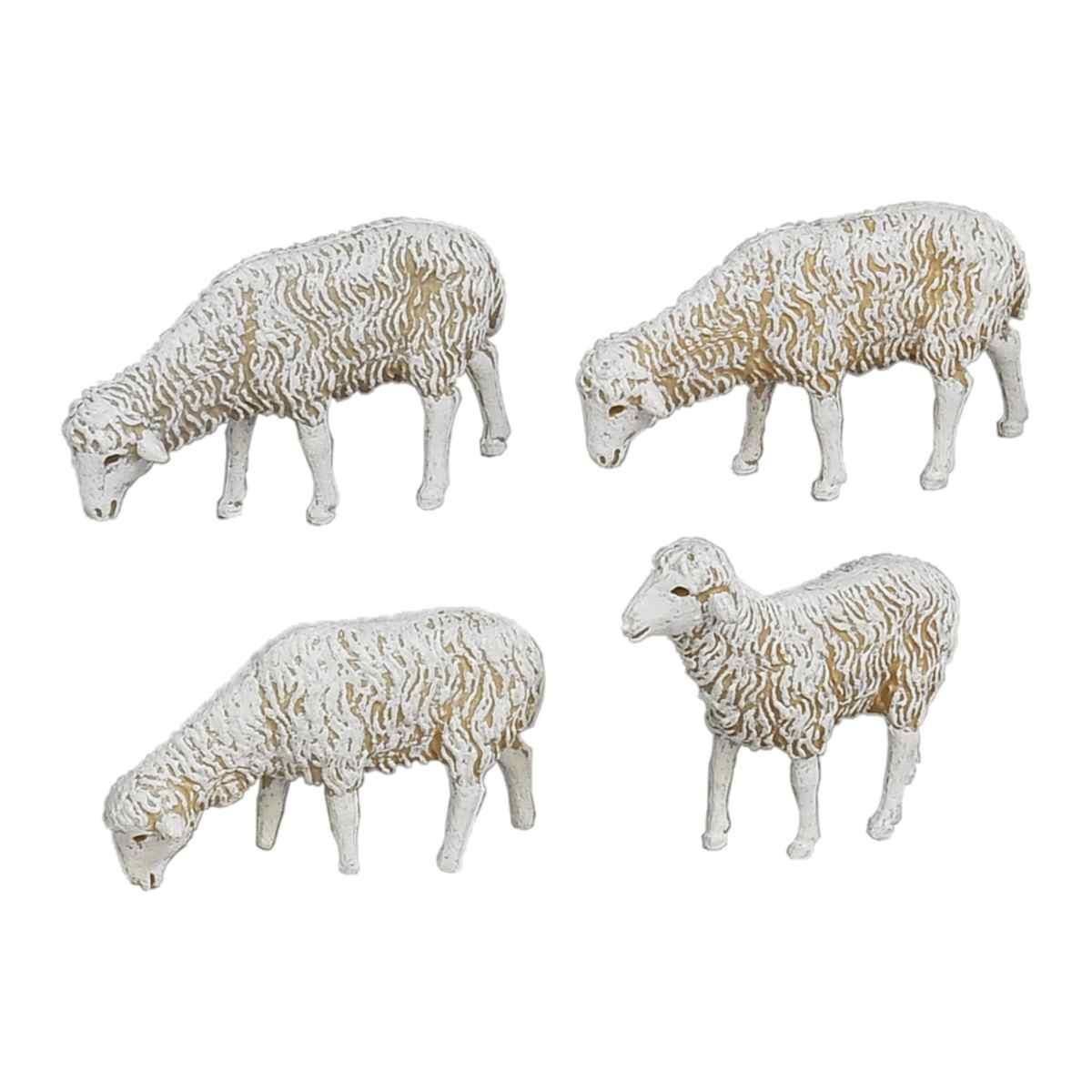 Animali Pecore Set pz.8 Statue da cm.12 | Moranduzzo