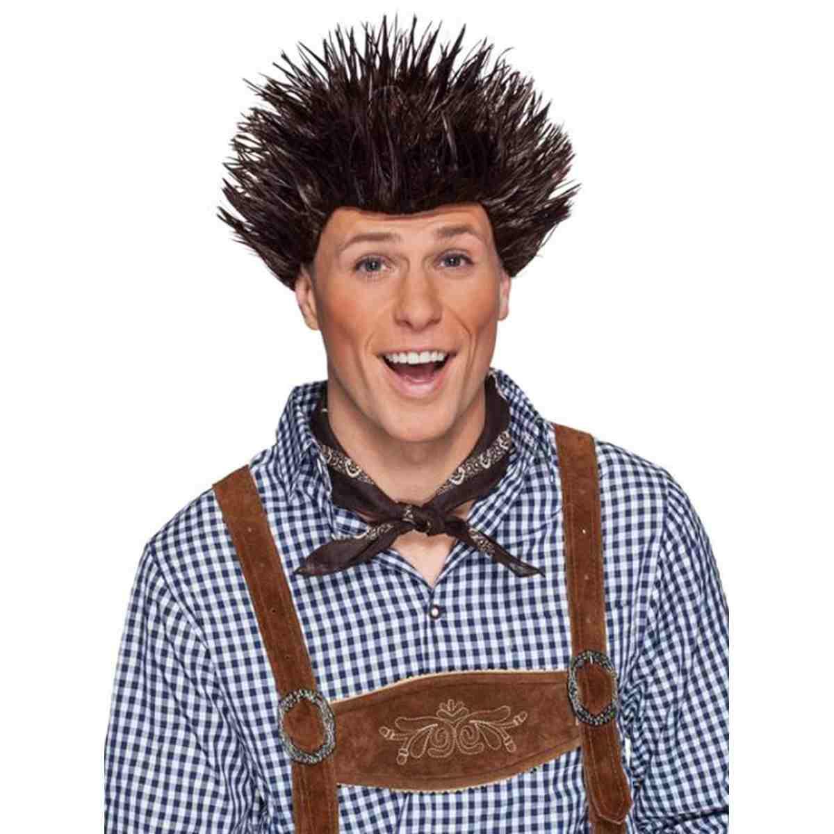 Parrucca Castana Riccio Spino |Orlob