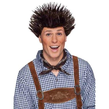 Parrucca Castana Riccio Spino |Orlob