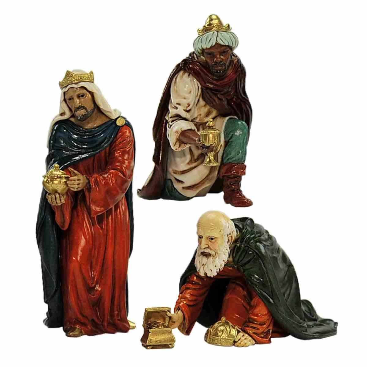 Statua cm.13 Re Magi Set pz.3 | Moranduzzo