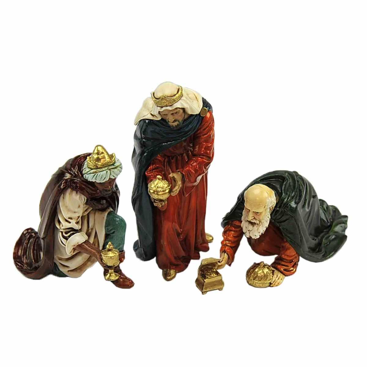 Statua cm.13 Re Magi Set pz.3 | Moranduzzo