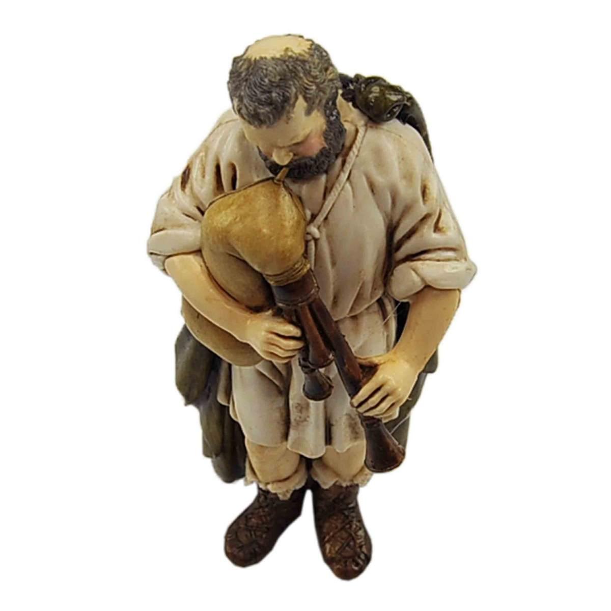 Statua cm.13 Zampognaro con Zampogna | Moranduzzo