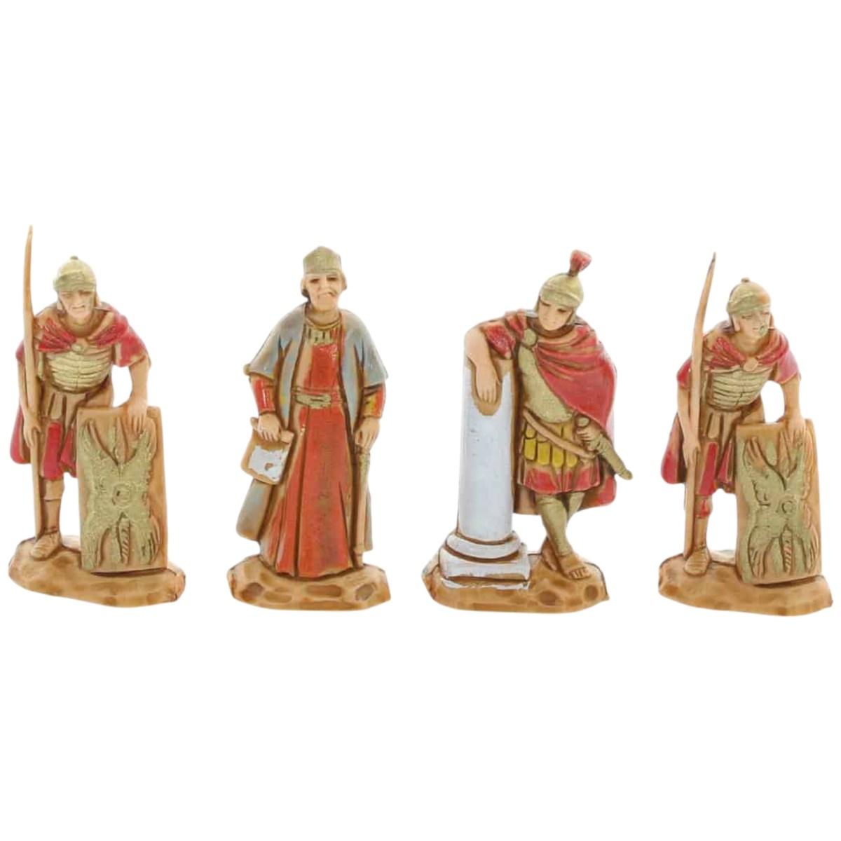 Statua cm.3,5 Erode con Centurioni Set pz.4 |Moranduzzo