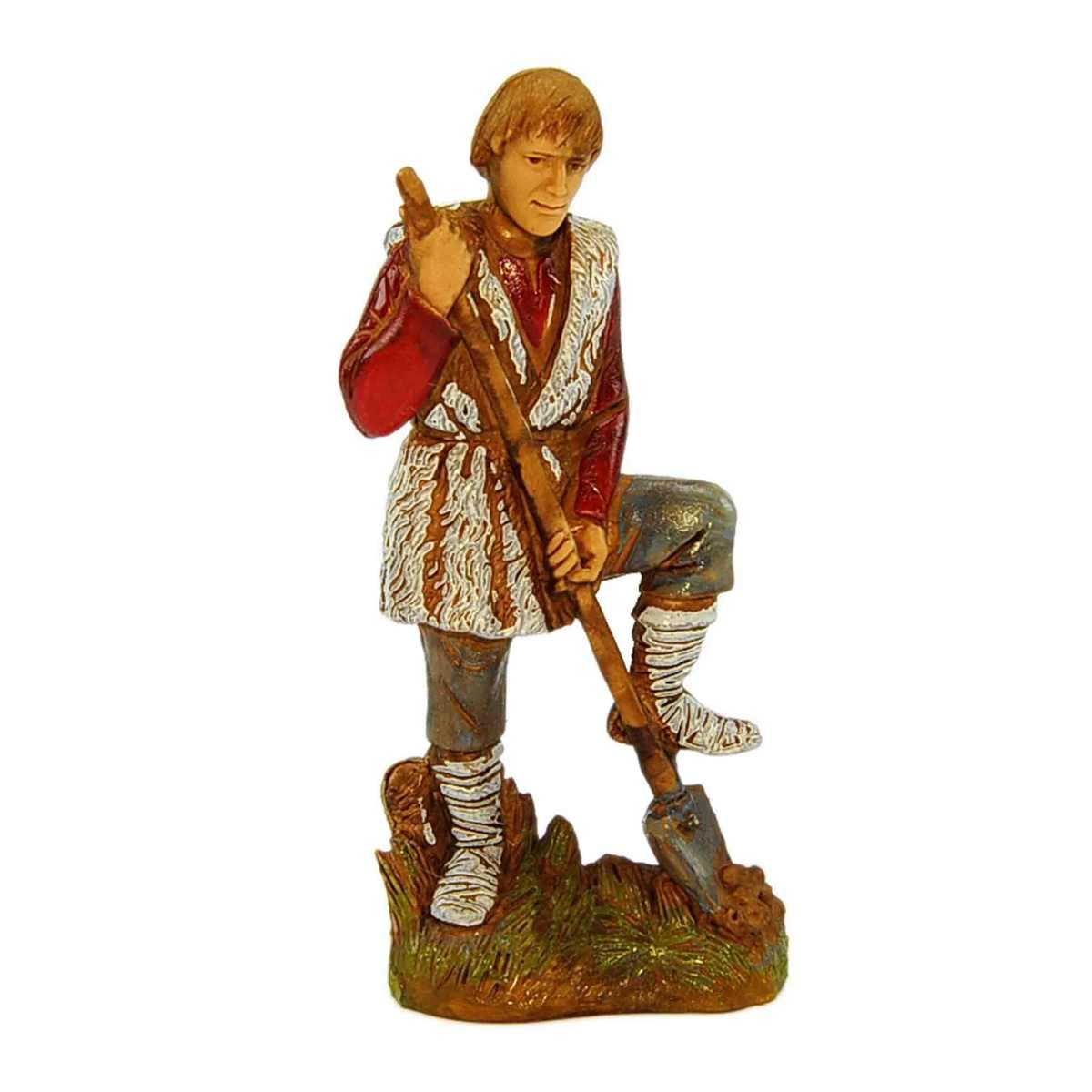 Statua cm.10 Contadino con Vanga | Moranduzzo