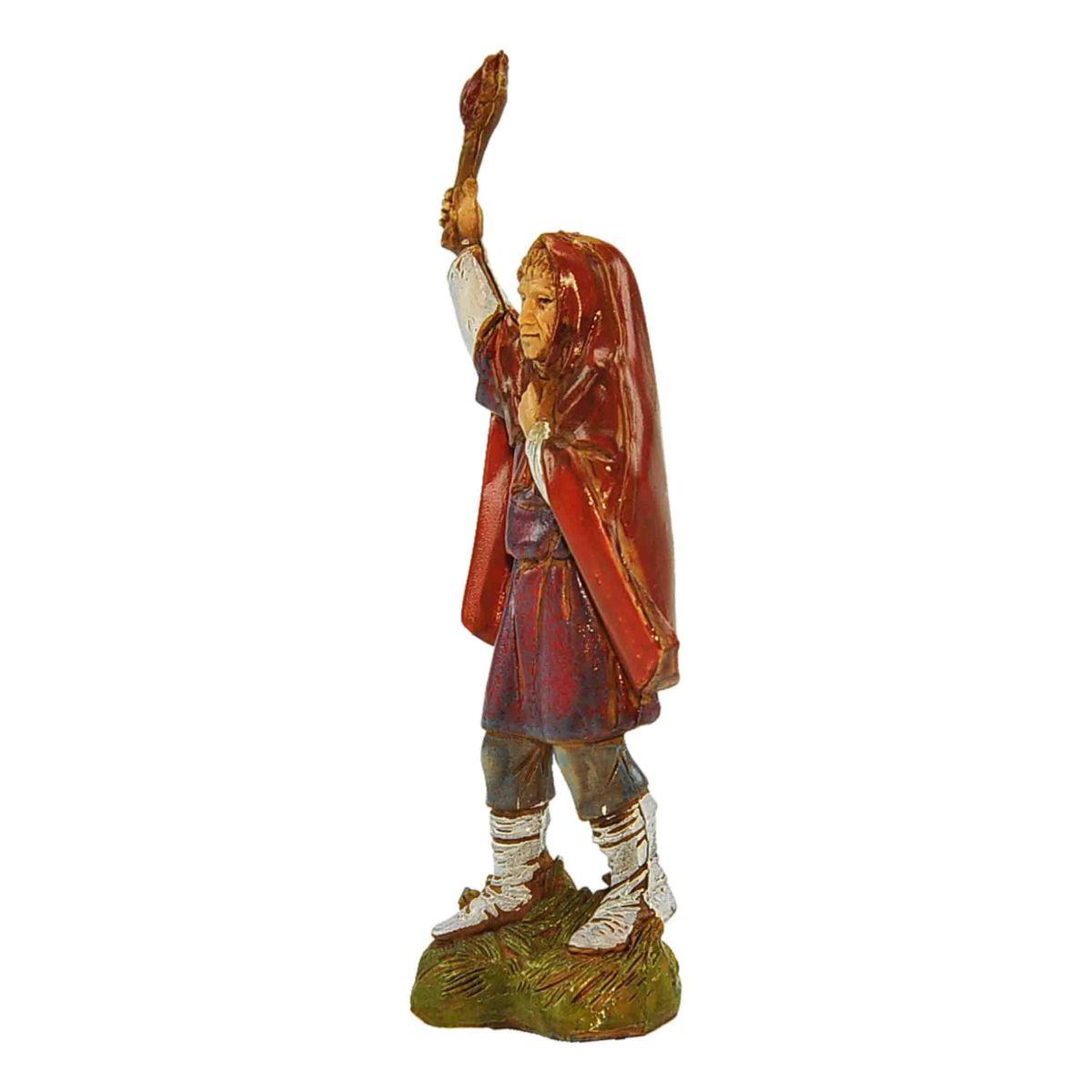 Statua cm.10 Uomo con Torcia | Moranduzzo