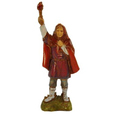 Statua cm.10 Uomo con Torcia | Moranduzzo