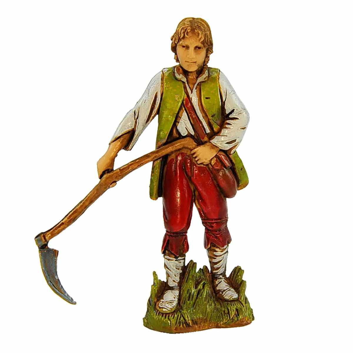Statua cm.10 Mietitore con Falce | Moranduzzo