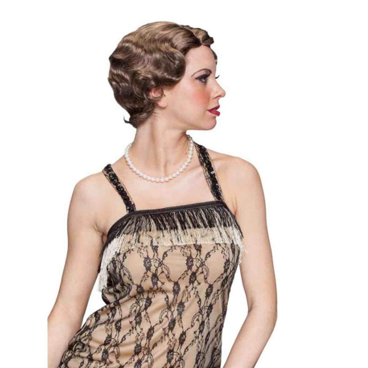 Parrucca Castana Anni '20 |Carnival Toys