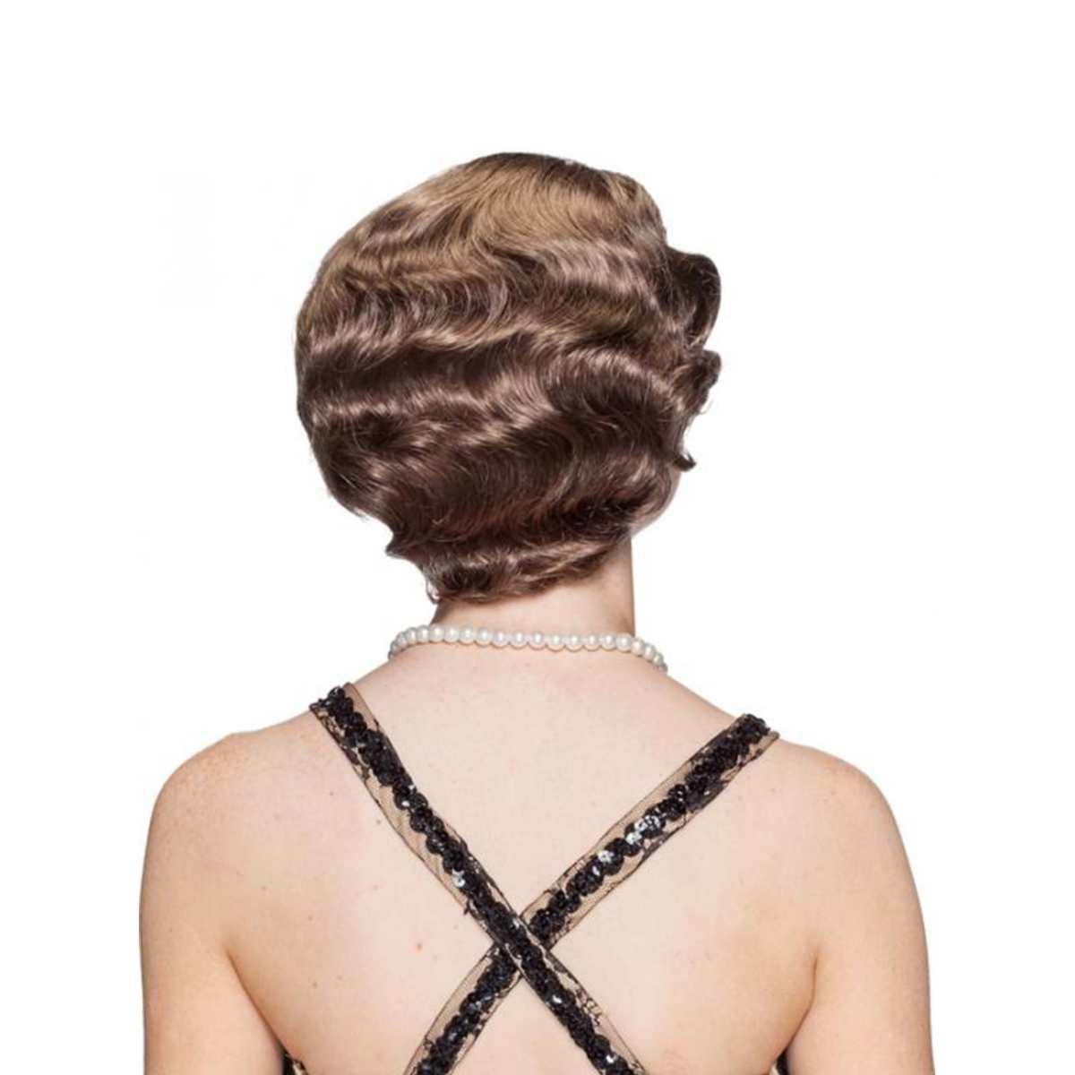 Parrucca Castana Anni '20 |Carnival Toys