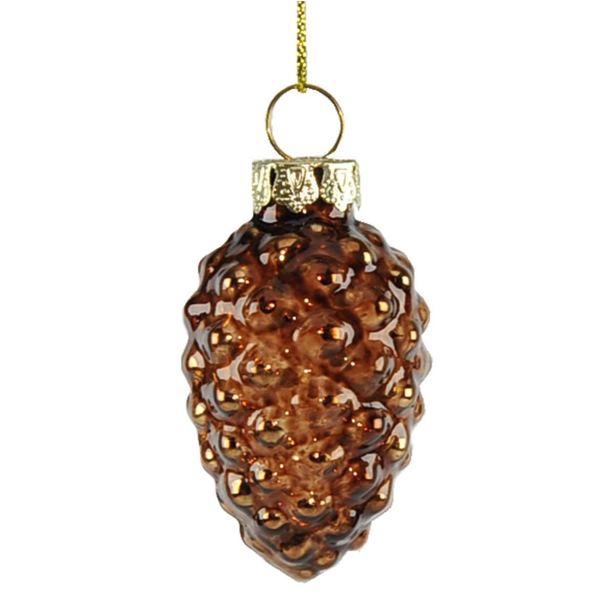 Pallina Natale Vetro cm.3/5 Bronzo p10 |Inge's Glass