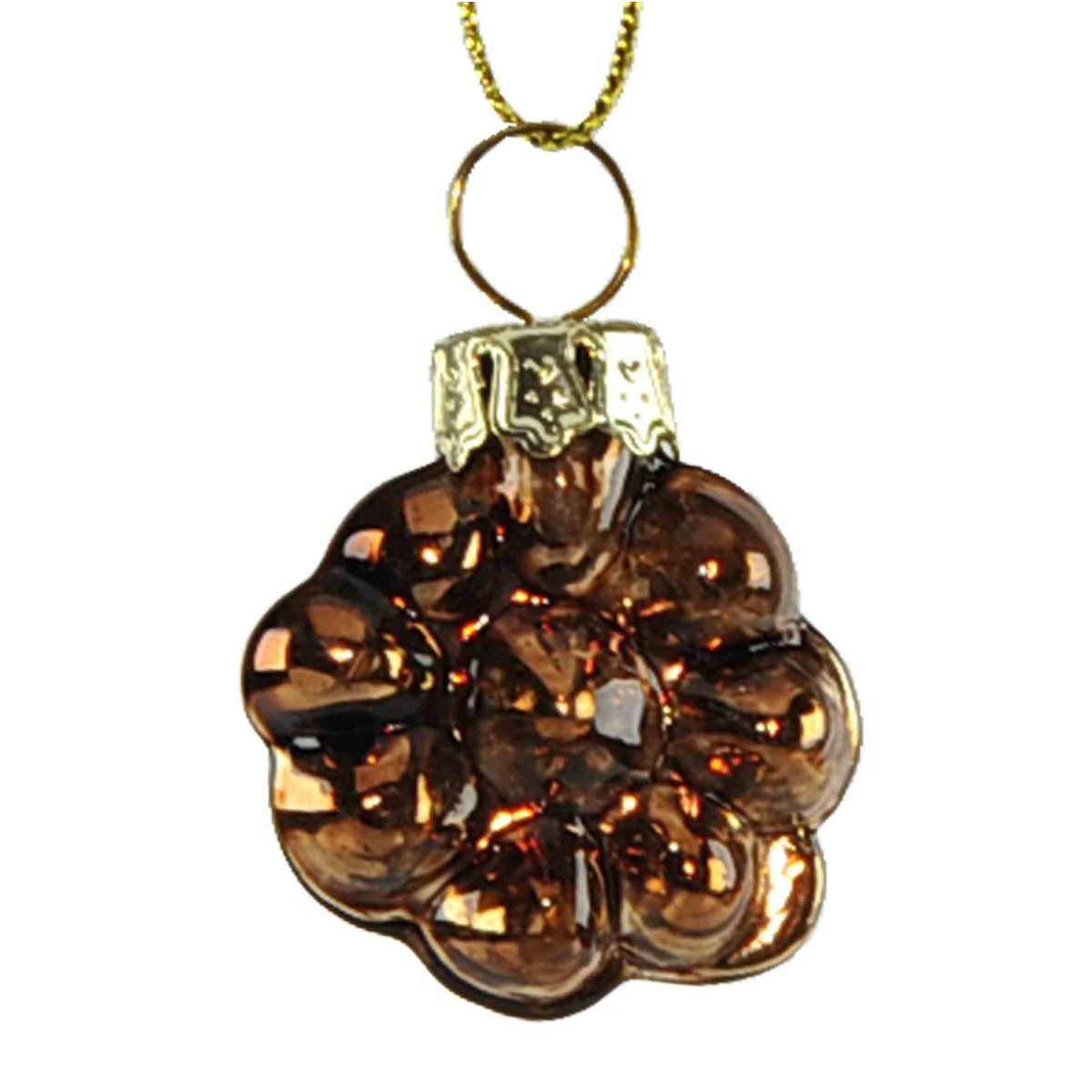 Pallina Natale Vetro cm.3/5 Bronzo p10 |Inge's Glass