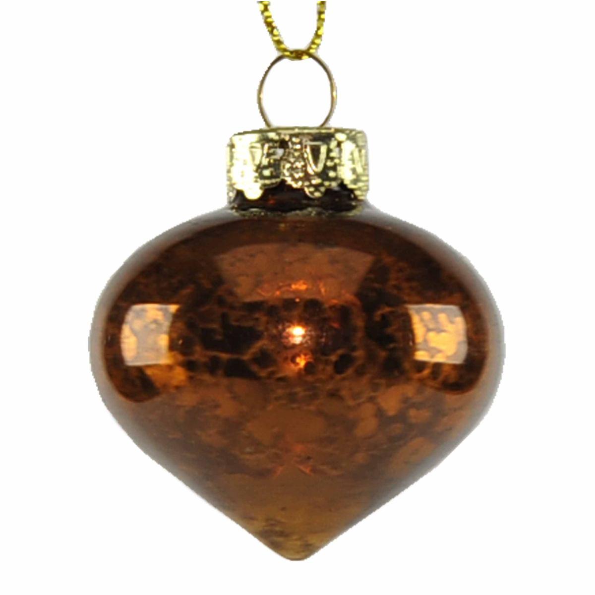 Pallina Natale Vetro cm.3/5 Bronzo p10 |Inge's Glass