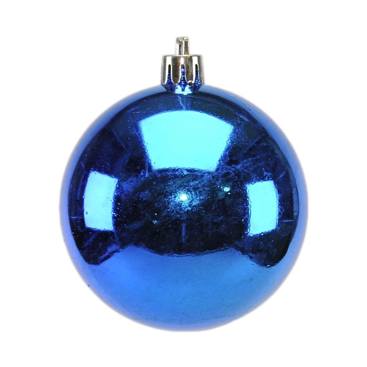 Pallina Natale cm.7 Blu Satinate Lucide Set pz.12 |Moranduzzo