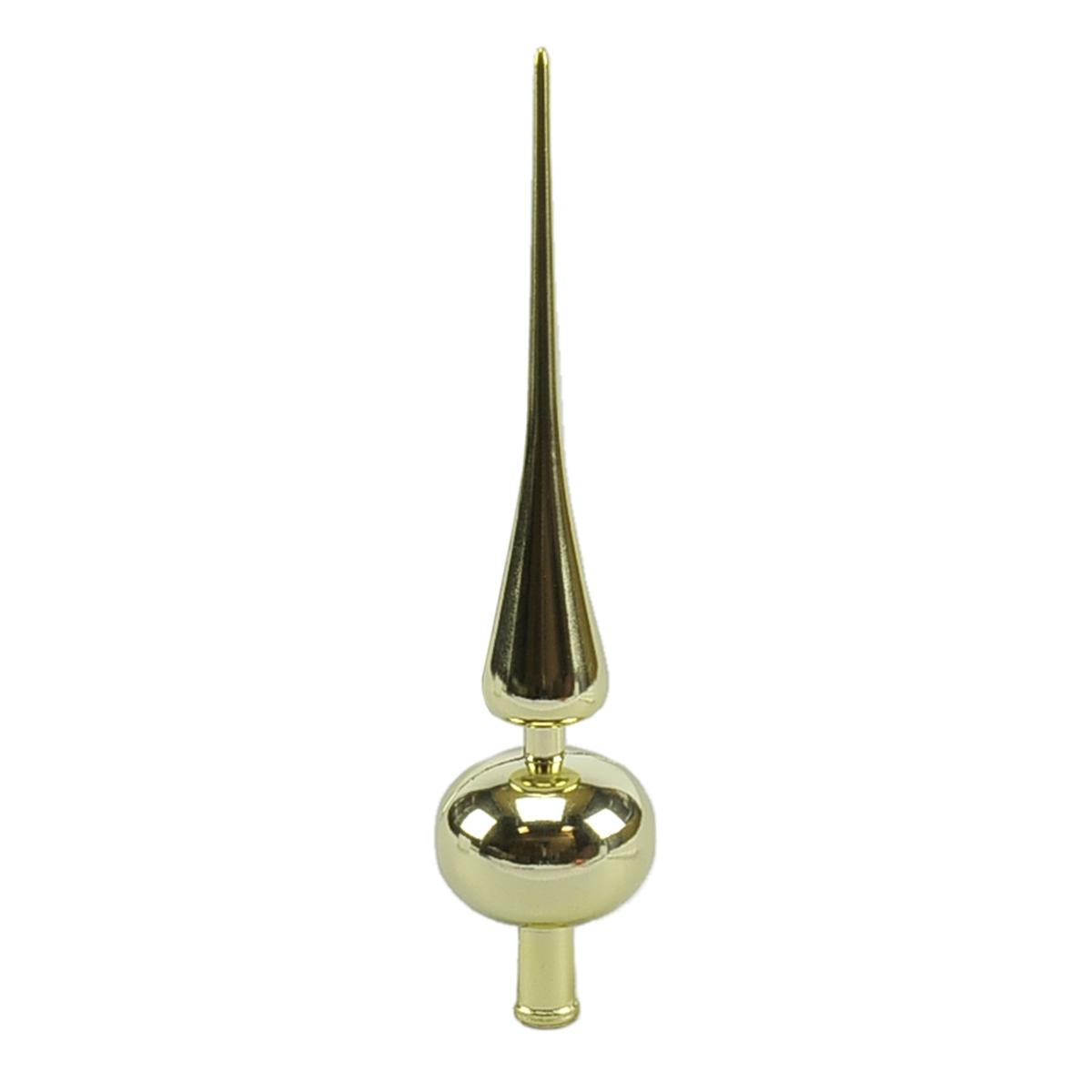 Puntale Albero Natale cm.29 Oro Lucido PVC |Moranduzzo