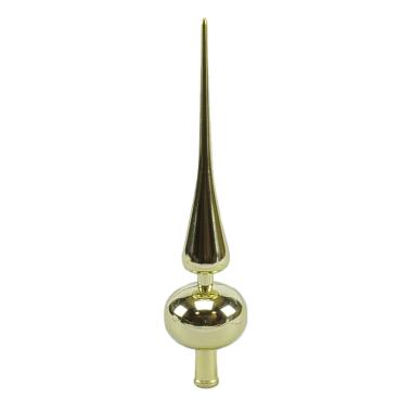 Puntale Albero Natale cm.29 Oro Lucido PVC |Moranduzzo