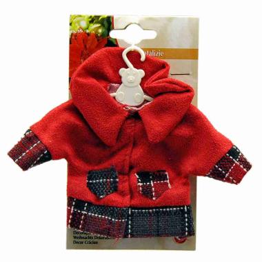 Decorazione Natalizia Vestitino Stoffa cm.15xh12 |M2 Store