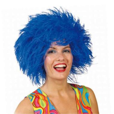 Parrucca Arruffata Blu |Orlob