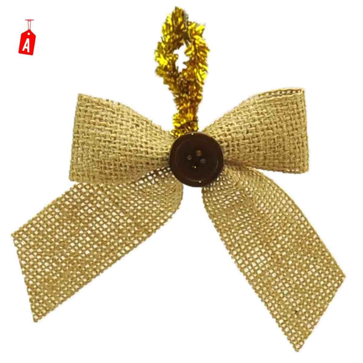 Fiocco Juta con Bottone 2 Modelli |Moranduzzo
