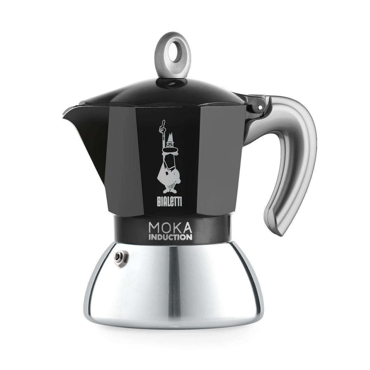 Caffettiera Moka Bialetti 6 Tazze Induzione Nera | Bialetti