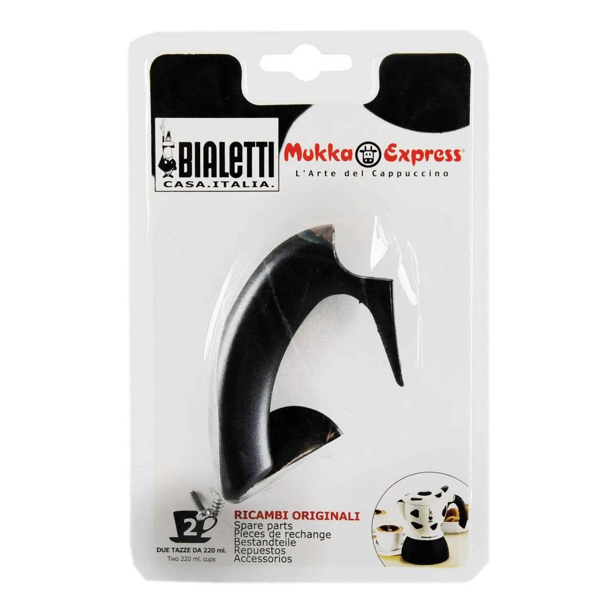 Manico Moka Bialetti Mukka T2 con Pomello Vite | Bialetti