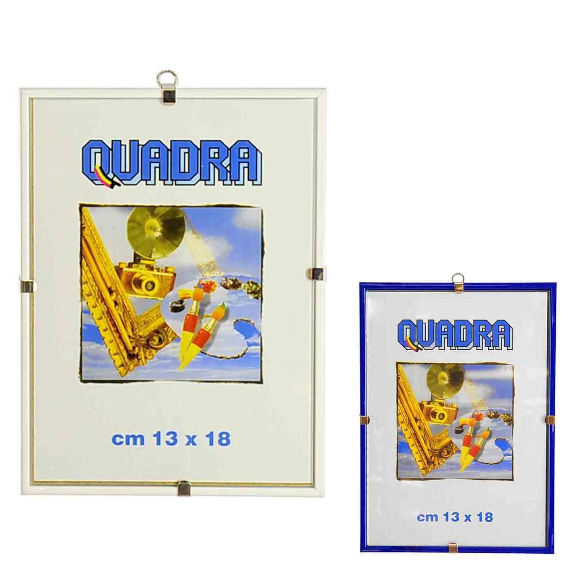 Cornice Giorno Legno Bianco Blu cm.13x18 | M2 Store