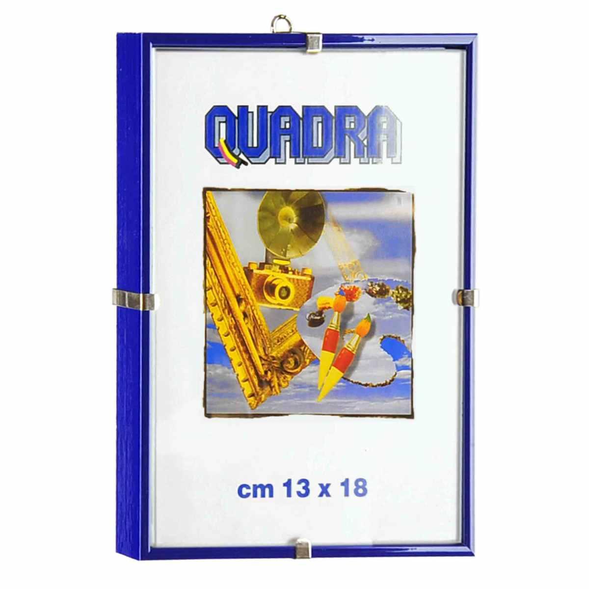 Cornice Giorno Legno Bianco Blu cm.13x18 | M2 Store