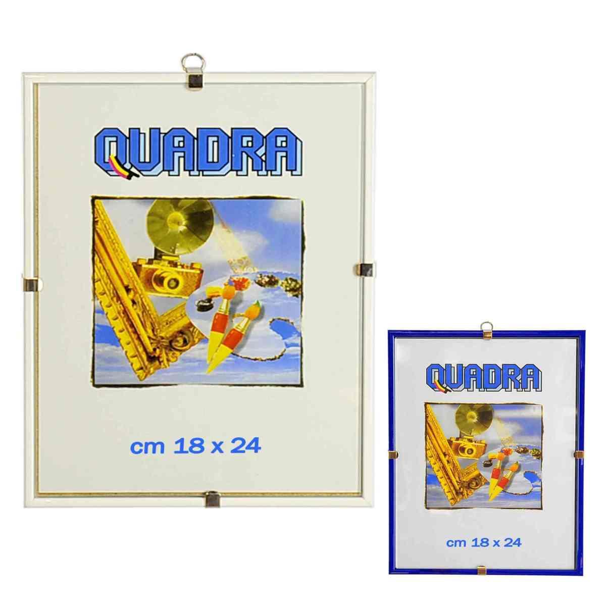 Cornice Giorno Legno Bianco Blu cm.18x24 | M2 Store