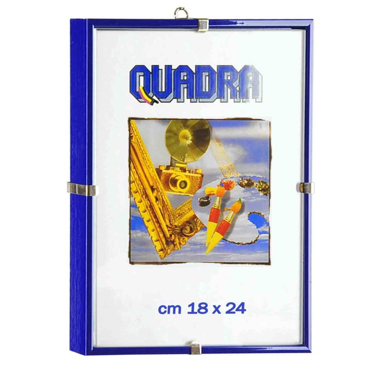 Cornice Giorno Legno Bianco Blu cm.18x24 | M2 Store