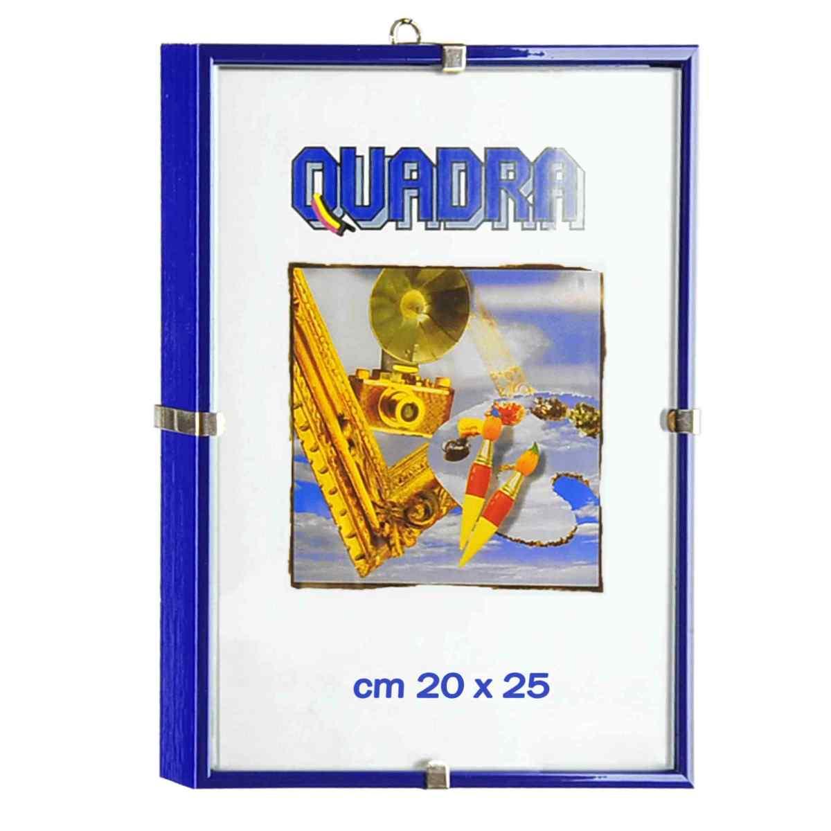 Cornice Giorno Legno Bianco Blu cm.20x25 | M2 Store