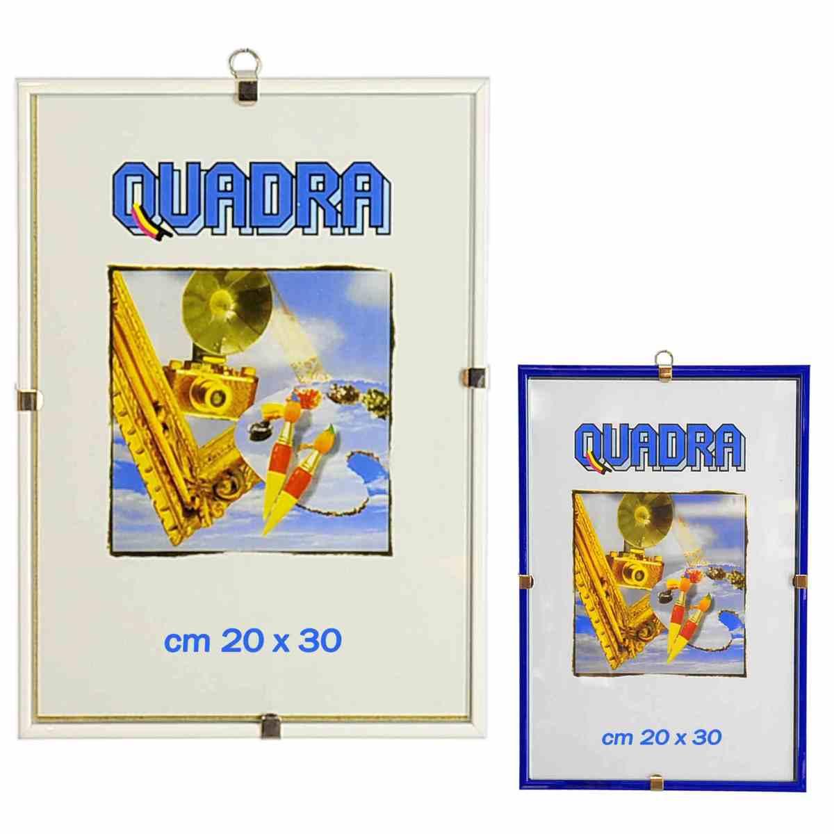 Cornice Giorno Legno Bianco Blu cm.20x30 | M2 Store