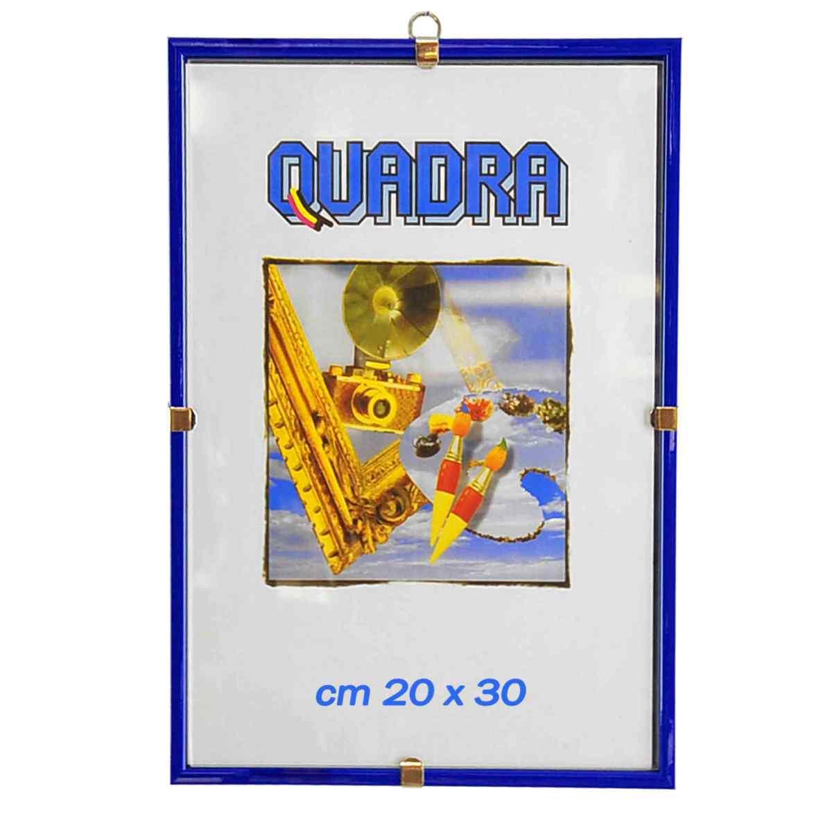 Cornice Giorno Legno Bianco Blu cm.20x30 | M2 Store