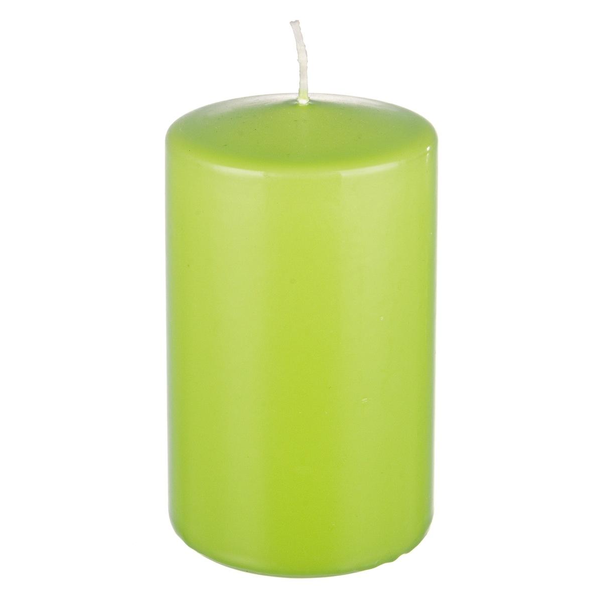 Candela cm.8x15 Cilindrica Verde Mela | Bizzotto