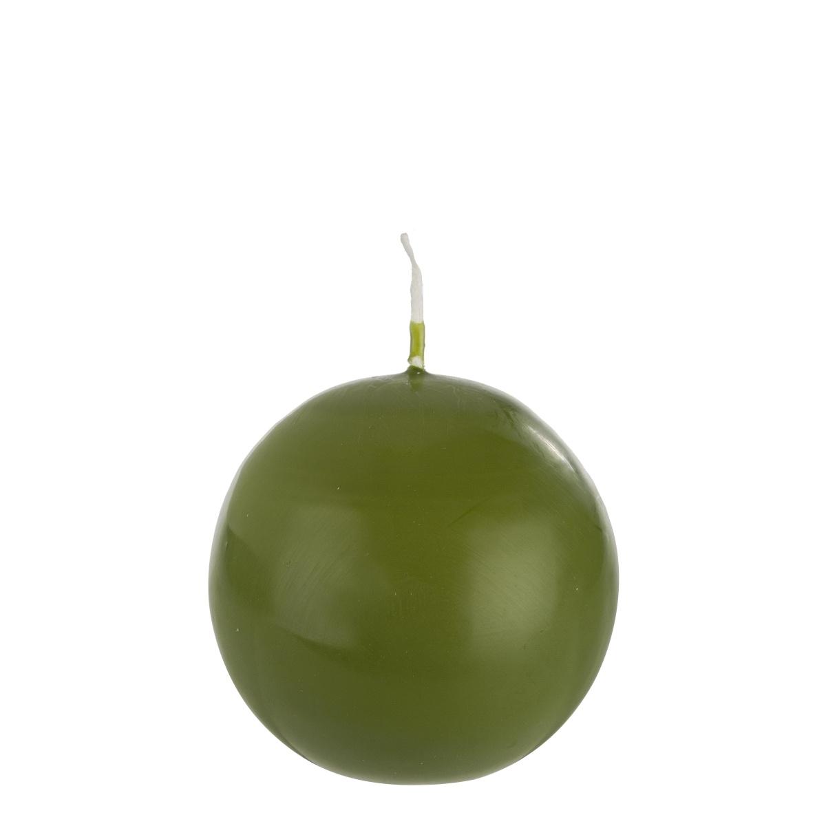 Candela cm.Ø7 Sfera Verde Oliva |Bizzotto